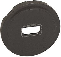 Лицевая панель Legrand Celiane для 1-м. розетки HDMI графит картинка